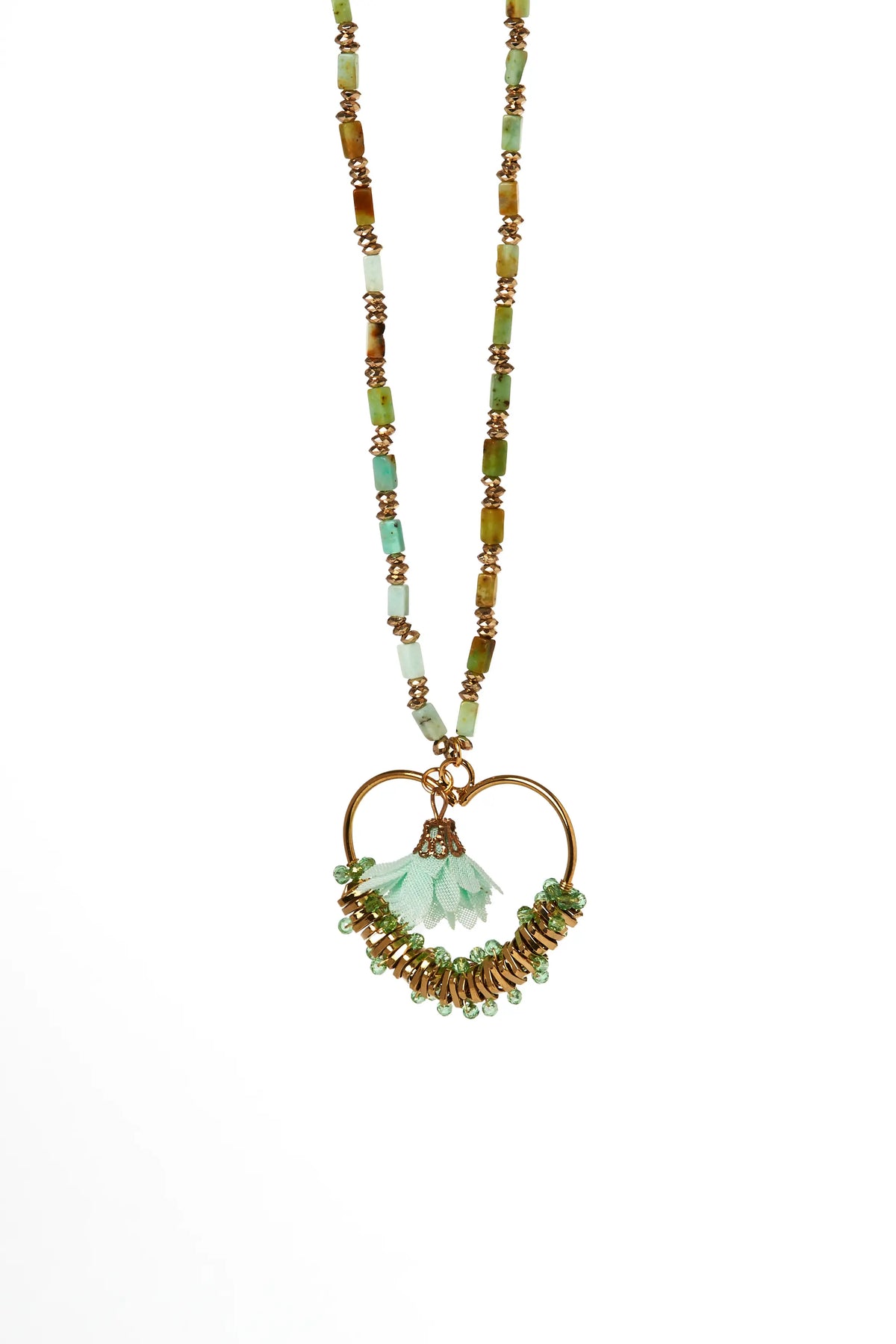 Collana Artigianale - Collezione Essenza - Tonalità Verde