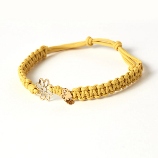 Bracciale eco-line con margherita