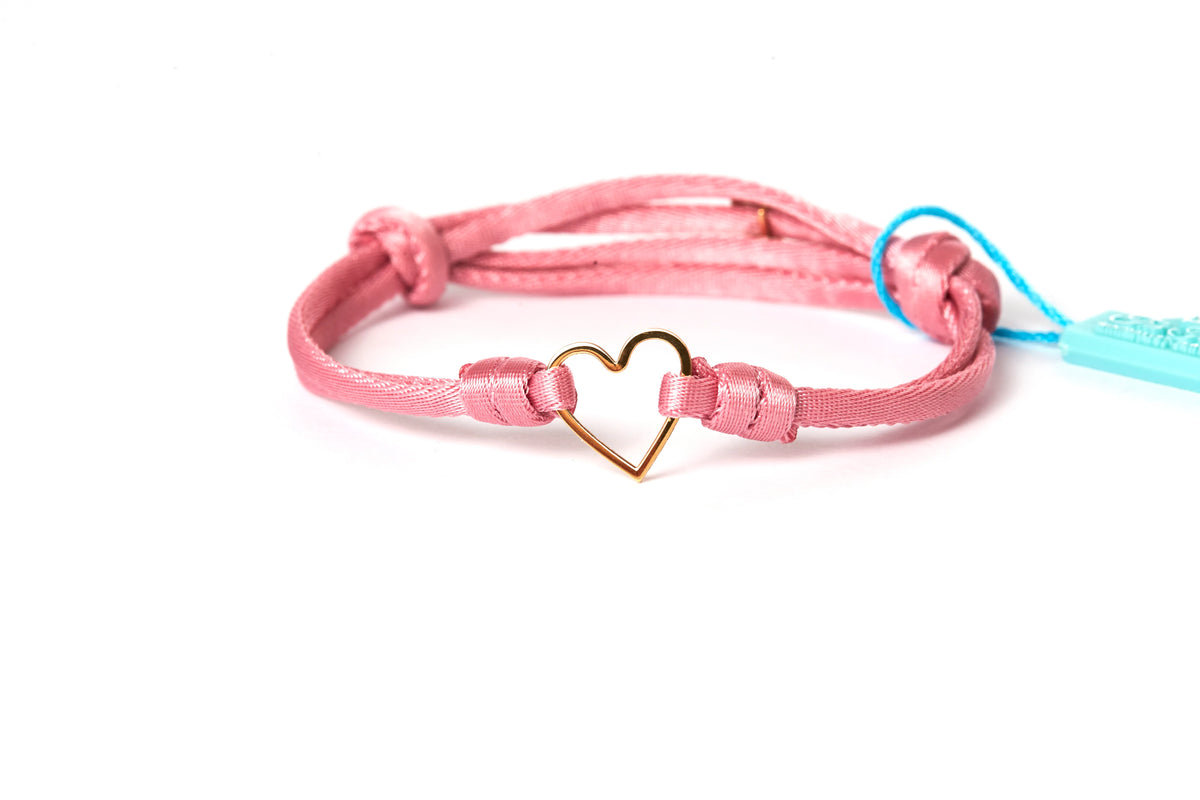 Bracciale Satin-Line con cuore
