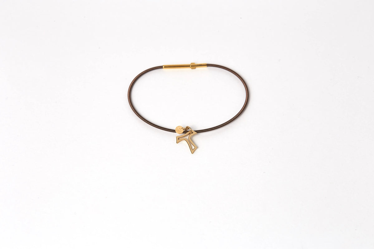 Bracciale in acciaio con croce