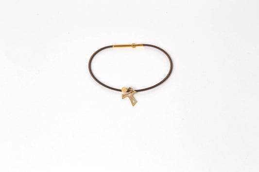 Bracciale in acciaio con croce