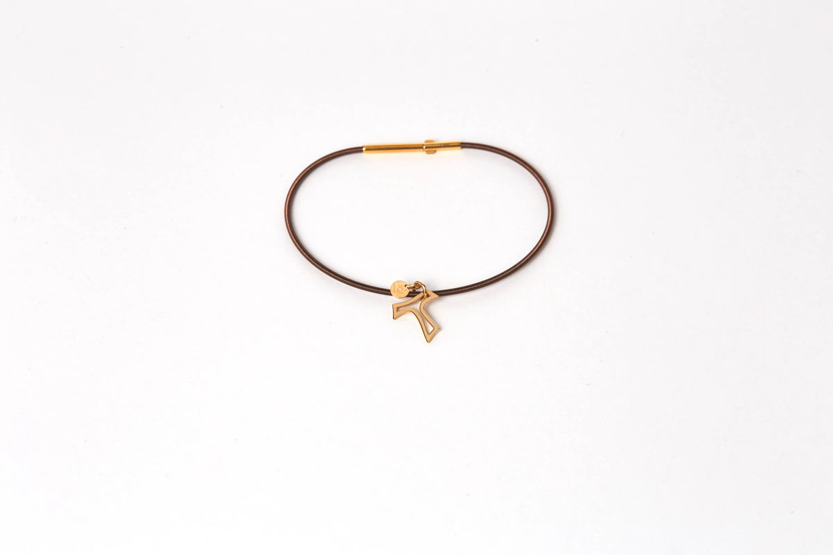 Bracciale in acciaio con croce