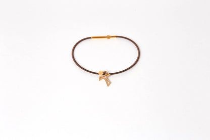 Bracciale in acciaio con croce