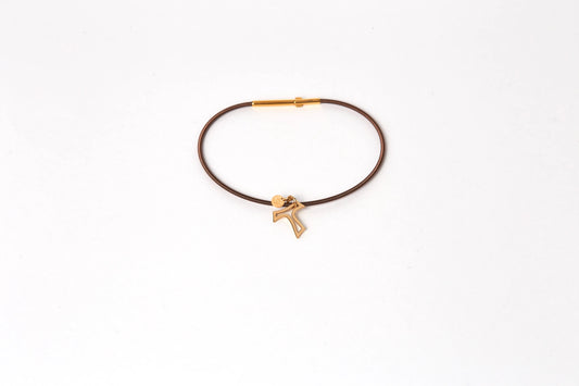 Bracciale in acciaio con croce