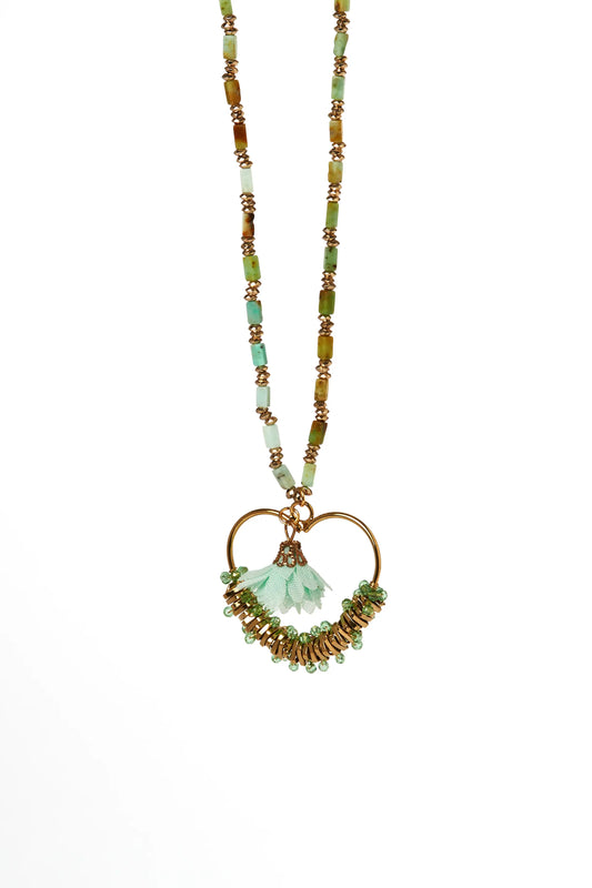 Collana Artigianale - Collezione Essenza - Tonalità Verde